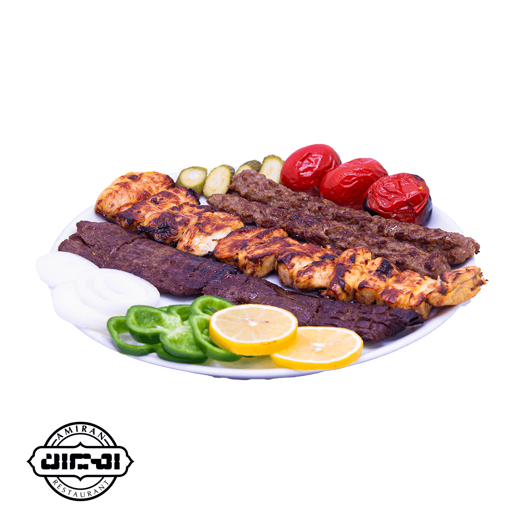 دیس کباب امیران با دو چلو